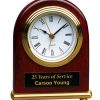 T001 Rosewood Desk Clock