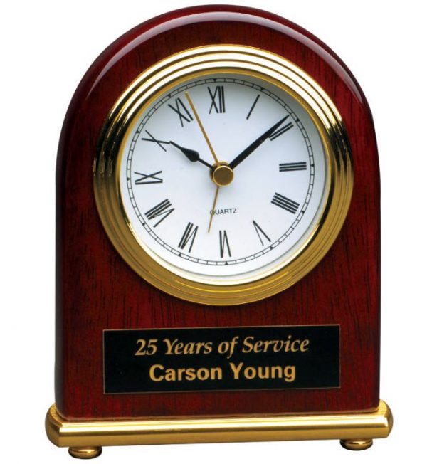 T001 Rosewood Desk Clock