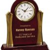 T007 Rosewood Desk Clock