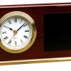 T061 Rosewood Desk Clock