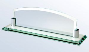 GNP01 Deluxe Glass Name Plate