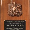 Bronze lady justice collage & engraving plate mounted on walnut plaque, WP236E is 9" x 12" Size, Weighs 3 lbs.