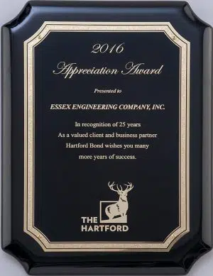 Black & Gold Plaque