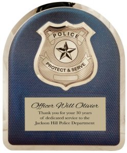 Police Plaque HER103