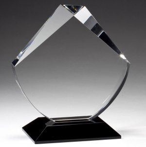 CRY331 Searchlight Crystal Trophy
