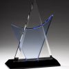 CRY250 Crystal Triangle Trophy