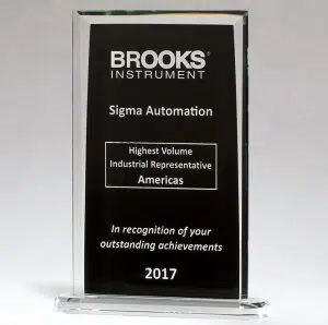 Rectangle glass award with black area for engraving on clear glass base, G2935 is 8.25", G2936 is 9.25", G2937 is 10.25"