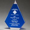 Blue Acrylic Flame Trophy A708789