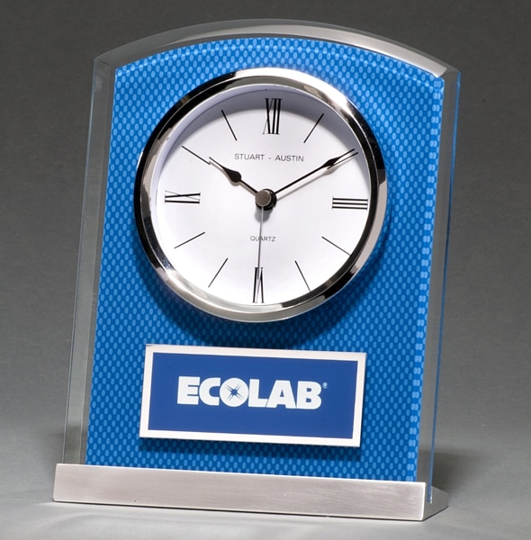 BC1007 Carbon Fiber Glass Clock