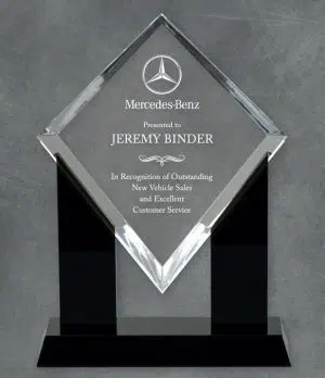 KT43338 Marquis Diamond Acrylic Award