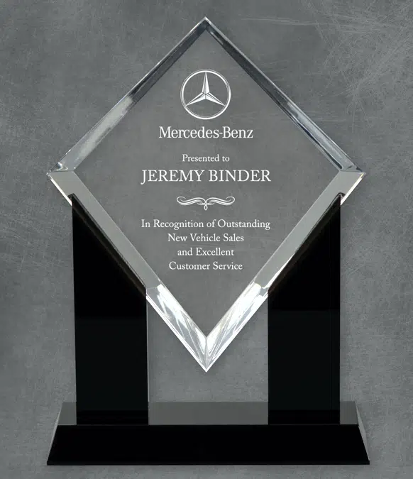 KT43338 Marquis Diamond Acrylic Award