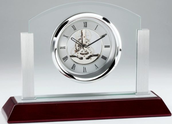 Glass Skeleton Clock RWS75