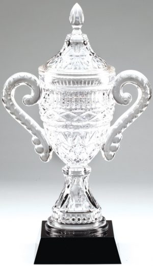 CRY387 Crystal Trophy Cup