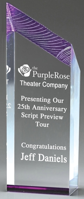 DT812P Purple Acrylic Award