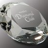 Front of Crystal Diamond Engraved
