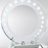 CRY608 Crystal Plate with Stars