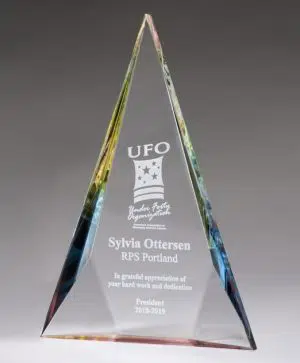 Rainbow Diamond Crystal Award K917789