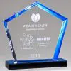 Blue Pentagon Acrylic Award A7118920