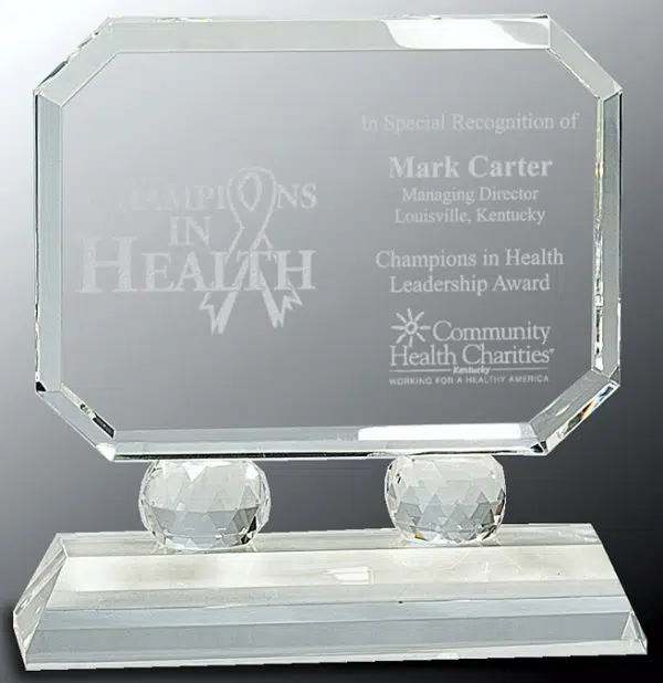 CRY71 Crystal Billboard Trophy