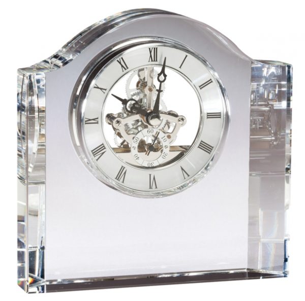 Crystal Skeleton Clock CRY384