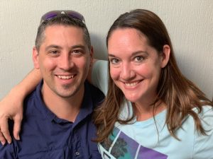 A photo of married couple Rob & Amanda Juillard. They're missionaries in Guatemala and Amanda specifically assists a shelter for women called El Refugio.